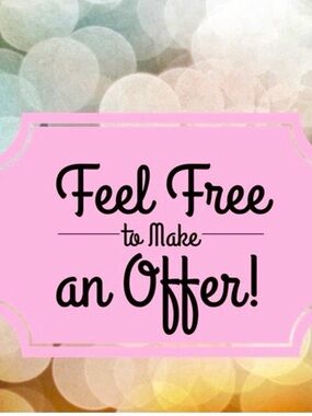 Pink "Feel Free to Make an Offer" Sign